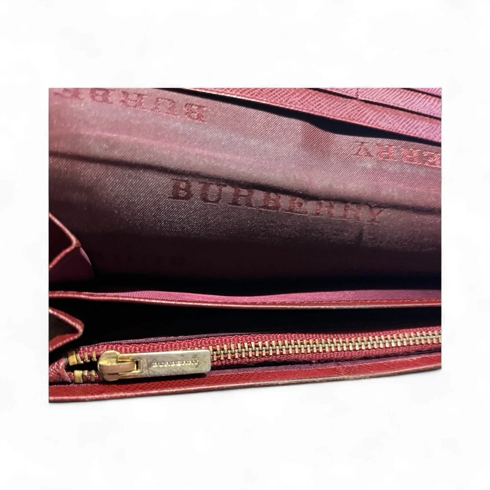 Burberry Nova Check Continental Long Wallet Authentic - Picture 8 of 10